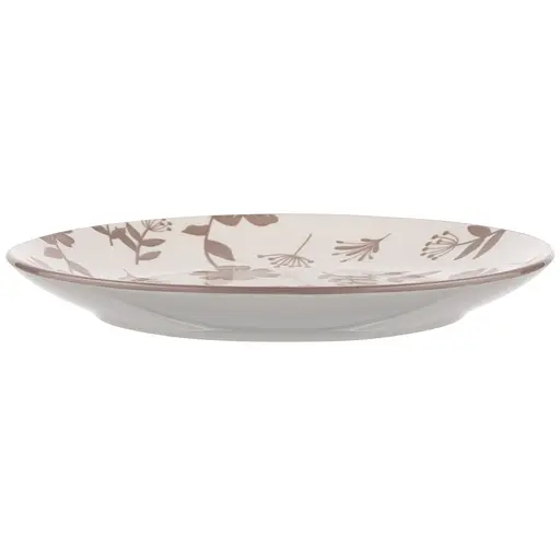 Тарілка десертна Ardesto Ravenna порцеляна 19 см біло-бежевий (AR1319R) - фото 3