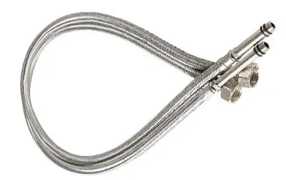 Шланг для змішувача Valeso 80 см, довгий штуцер, комплект 2 шт