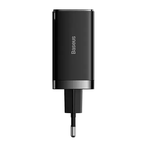 Адаптер сетевой Baseus C to C cable GaN5 Pro Fast Charger 3 порта 65 W черный - фото 2
