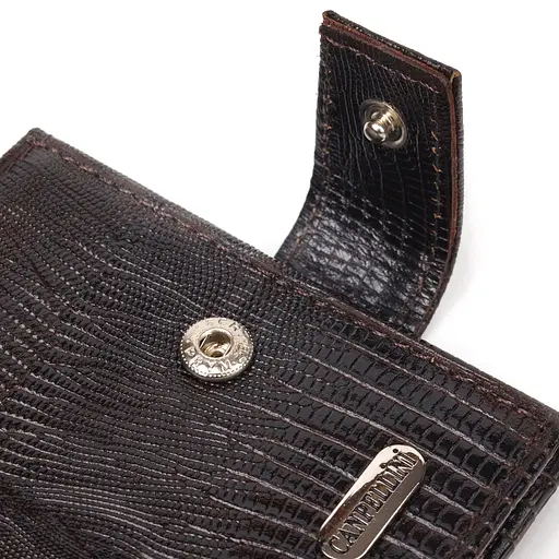 Мужской кожаный кошелек Canpellini 11х8.3х1 см acs0025062 - фото 3