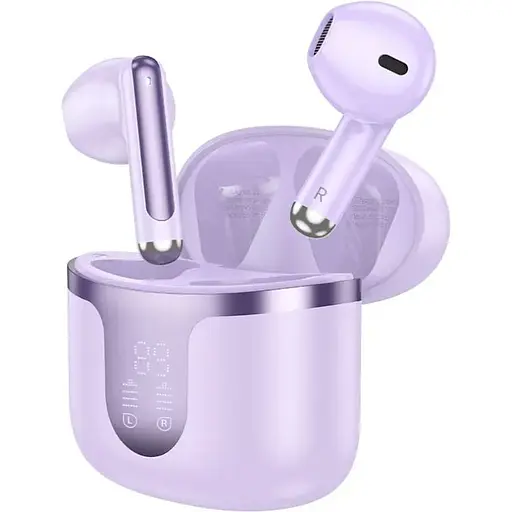 Навушники бездротові Hoco EQ7 Snowflake true wireless BT headset Purple