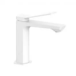 Смеситель для раковины Paffoni Tilt без донного клапана white matt TI071BO, Белый матовый - фото 1