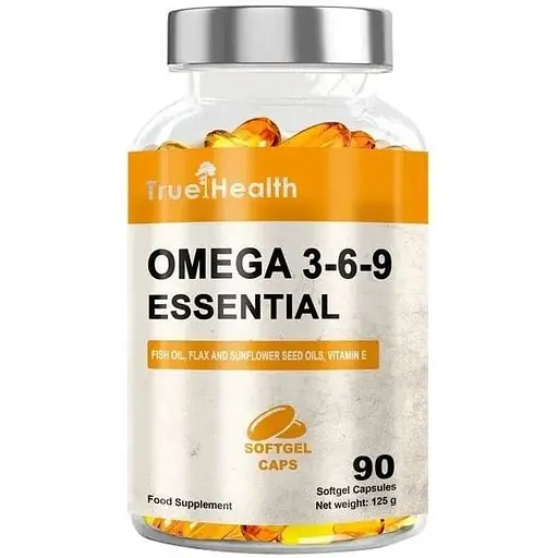 Омега жиры True Health Omega 3-6-9 Essential, 90 капсул