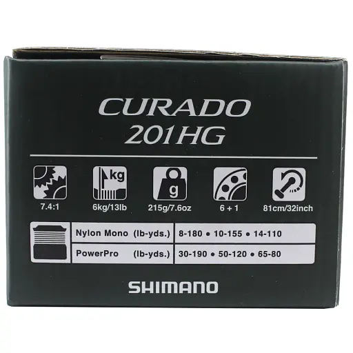 Котушка Shimano Curado M 201 HG Left Hand 6+1BB 7.4:1 - фото 6