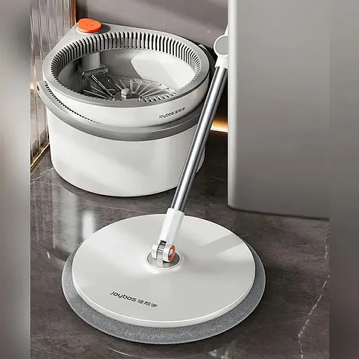 Набор швабра и ведро с отжимом Joybos Spin Mop S01 (JBS-XZTB-S1F1-JWT2P)