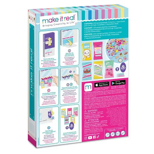 Набор для создания шарм-браслетов Make it Real Автомат с вкусняшками (MR1709) - фото 4