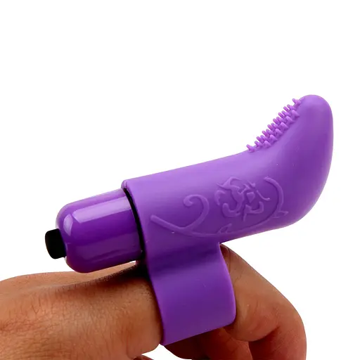 Вібратор Missweet Finger Vibe 7.4 см фіолетовий - фото 3
