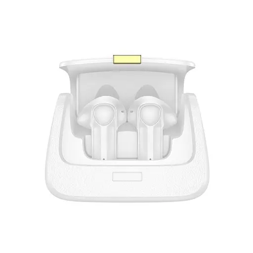 Бездротові навушники HOCO DES35 Dawn handbag BT headset White - фото 3