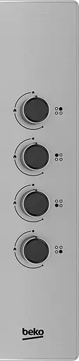 Газовая варочная поверхность Beko HIGG 64123 SX (6788125) - фото 6