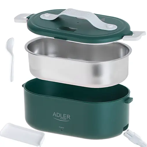 Ланчбокс для еды – с подогревом Adler AD 4505 green - фото 3