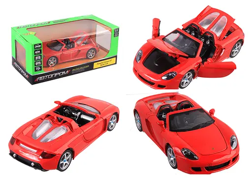 Металева автомодель Автопром Porsche Carrera GT 1:24