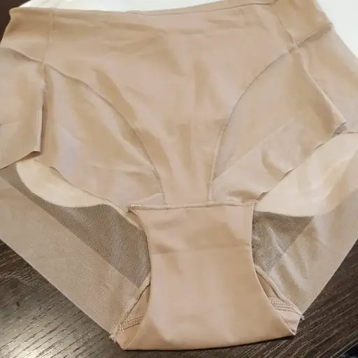 Трусики для похудения и коррекции фигуры женские, с высокой талией корректирующие, телесные, 1 шт - фото 2