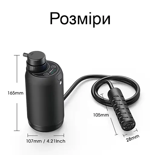 Електронний автоматичний портативний фільтр для води туристичний похідний BKLES BK-2000, зелений - фото 8