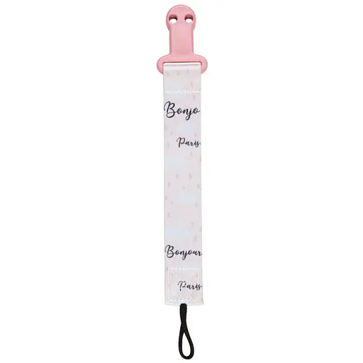 Цепочка к пустышке Canpol babies Bonjour Paris розовая (51/026_pin) - фото 3