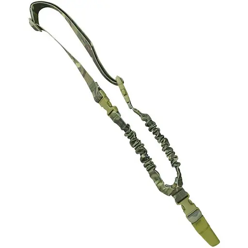 Ремінь для зброї одноточковий Kombat UK Single Point Bungee Sling мультикам (1000-kb-spbs-btp)