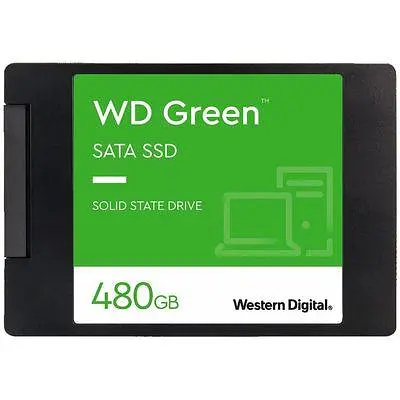 Накопитель SSD 480GB WD green 2.5" SATAIII TLC (WDS480G3G0A) ССД диск внутренний - фото 3