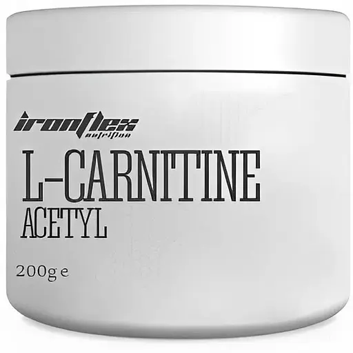 Жироспалювач IronFlex Acetyl L-Carnitine 200 г - фото 1