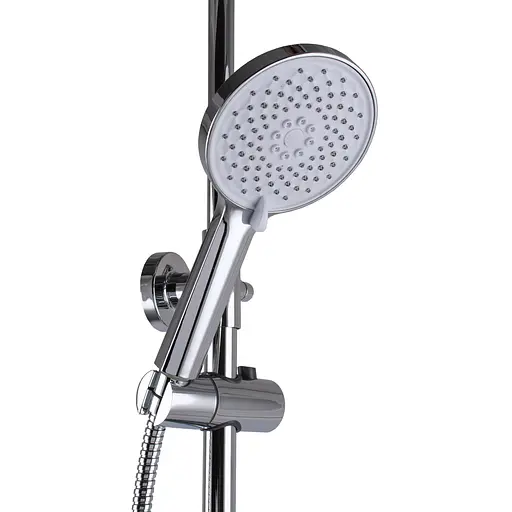 Душевая система Globus Lux Dolly GLD-0005 смеситель однорычажный настенный для ванной комнаты хромированный - фото 4