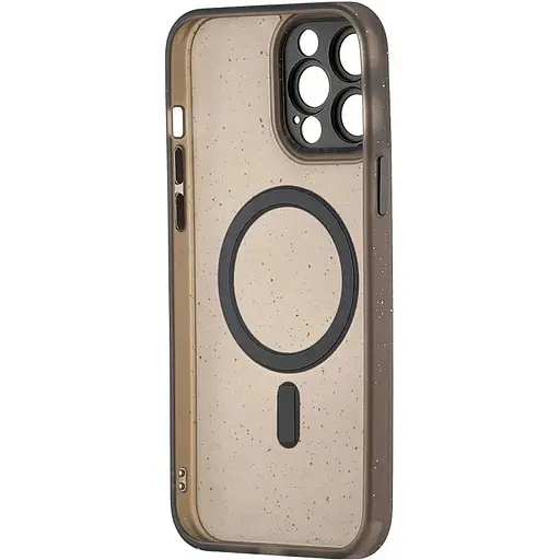 Чехол-накладка DK для Apple iPhone 12 Pro Max MagSafe Composite Matte Splash (black) - фото 6