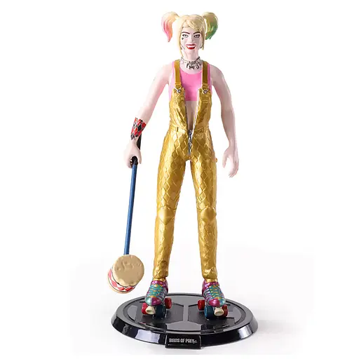Фігурка DC Comics Harley Quinn BOP witth Mallet Bendyfig (Харлі Квін) - фото 1