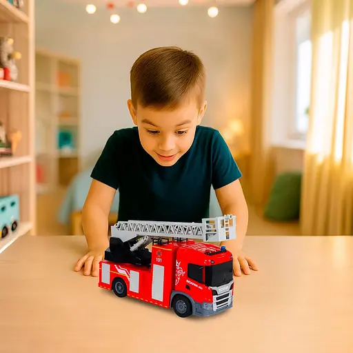 Автомодель TechnoDrive Big Truck Пожарная машина Scania (6407KS) - фото 14