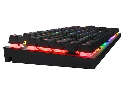 Клавиатура игровая механическая HATOR HTK-104UA USB Icefall Rainbow LED Black - фото 4