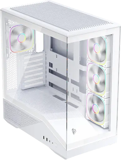 Корпус 1stPlayer GM7 ARGB White (GM7-WH-3FN7R-W-1FN7-W) - фото 4