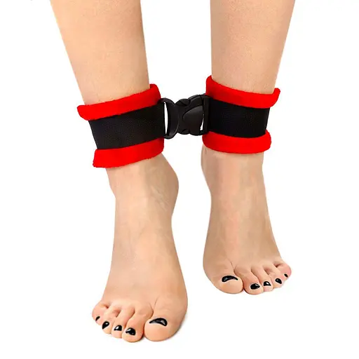Поножі Art of Sex Ankle Cuffs - Soft Touch Червоні - фото 2