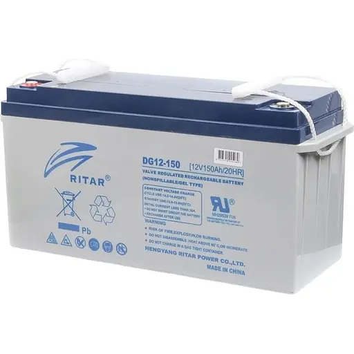 Аккумулятор Ritar GEL 12V/150Ah/1800Wh (DG12-150) [125677]