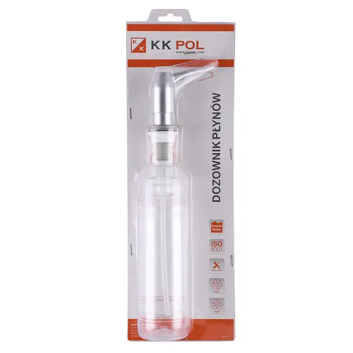 Рідини дозатор 0,5л, K.K.POL, DP0/602, ф21мм, сатин 000016301, Хром матовий - фото 1