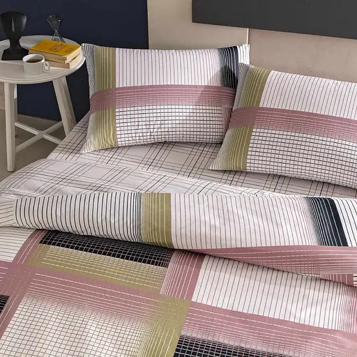 Постільна білизна Zyra Pink Ранфорс / простирадло на резинці Tac pbe0051182 - фото 2