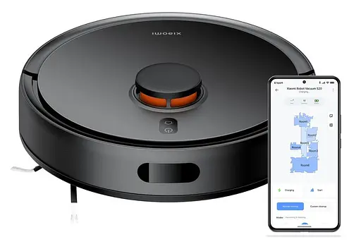 Робот-пилосос Xiaomi Robot Vacuum S20 (BHR8628EU) з вологим прибиранням чорний - фото 3