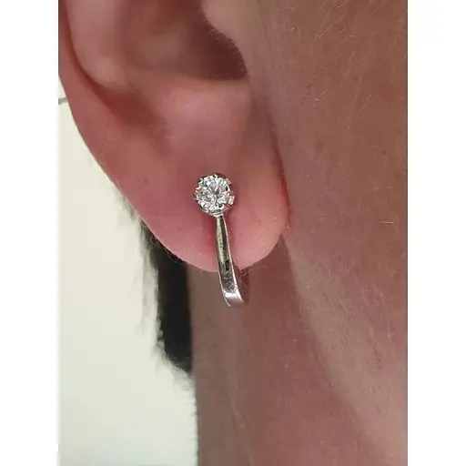 Серебряные серьги Агни ВАРЯ с фианитами. 2227/9Р-CZ - фото 2