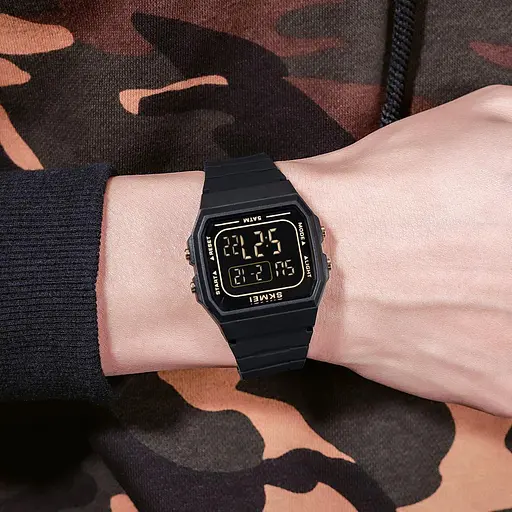 Наручний годинник чоловічий Skmei 1683 Black Black, 1683BKBK (18454) - фото 5