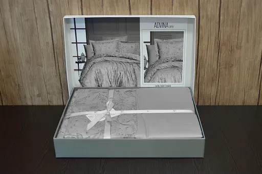 Постільна білизна Advina Grey Сатин First Choice pbe0051268 - фото 2