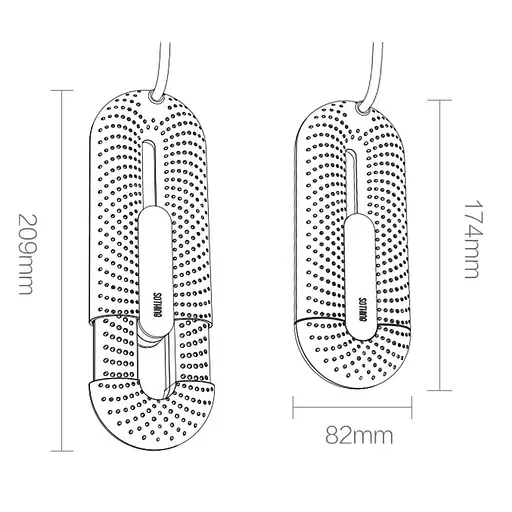Сушилка для обуви с таймером Xiaomi Sothing Stretchable Shoe Dryer (DSHJ-S-2111) White - фото 5