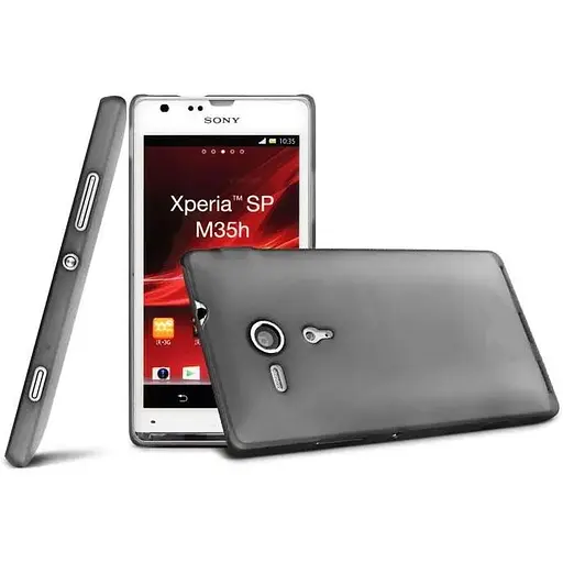 Чохол для Sony Xperia ZL С6503 чорний пластик - фото 1