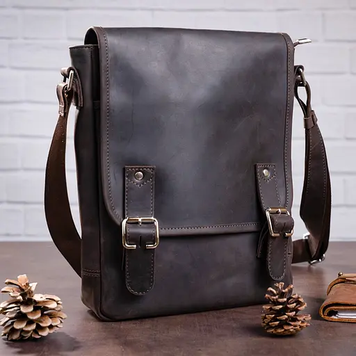 Сумка кожаная мужская SHVIGEL  25х33х9 см sum0012477 - фото 6