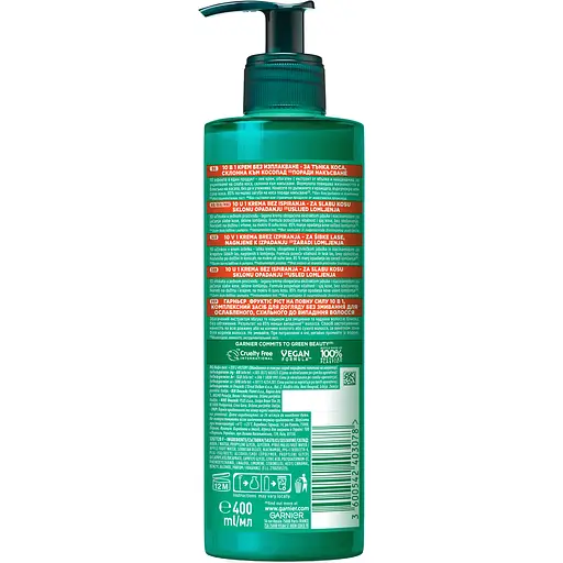 Комплексний засіб для волосся Garnier Fructis Grow Strong для догляду беззмивання для ослабленого, схильного до випадіння волосся 400 мл - фото 9