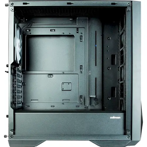 Корпус Zalman Z9 Iceberg MS, Black, Mid Tower, без БЖ, для E-ATX / ATX / Micro ATX / Mini ITX, 1xType-C / 2xUSB 3.0 / 2xUSB 2.0, макс. CPU - 185 мм / VGA - 390 мм, 4x140 мм ARGB, бічна панель із загартованого скла - фото 4