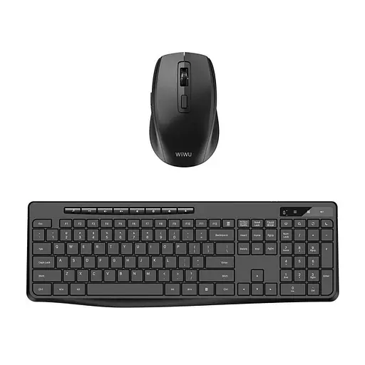 Бездротова клавіатура+миша WIWU KM-01 Office Black