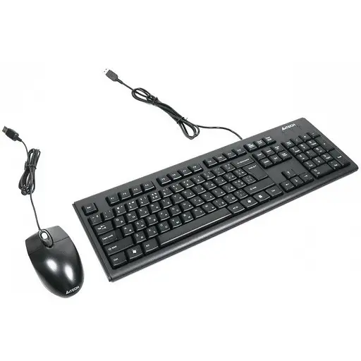 Комплект (клавиатура + мышь) A4Tech KRS-8372 Black USB