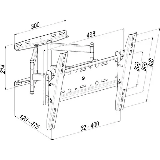 Настінне кріплення KSL WMO-6246T - фото 2