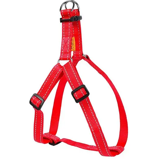Шлея Dog Extreme з нейлону регульована (ширина 20мм, В:50-80см) червоний