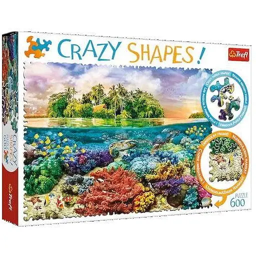 Пазл Trefl Crazy Shapes Тропический остров 600 эл. (11113)