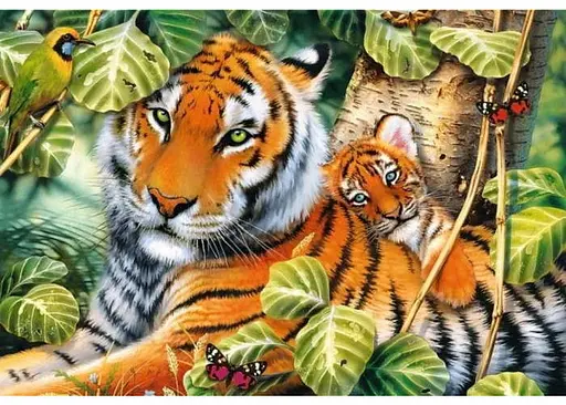 Пазл Trefl Два тигра 1500 эл. (26159) - фото 2