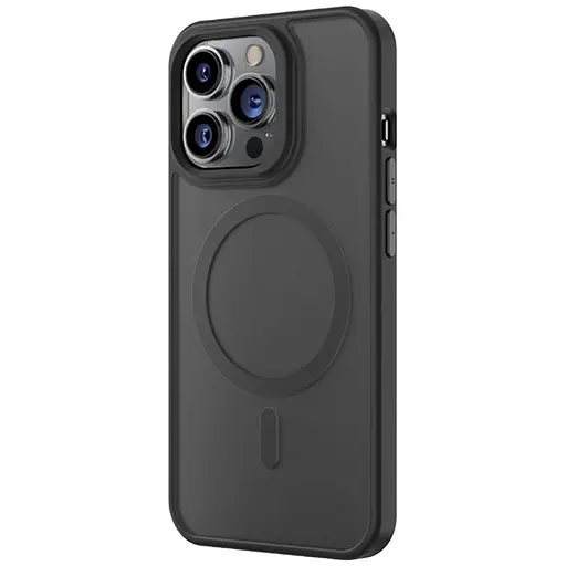 Чохол TPU+PC Blueo Skin Friendly Frosted with MagSafe для Apple iPhone 15 Pro Max 6.7 Чорний - фото 4