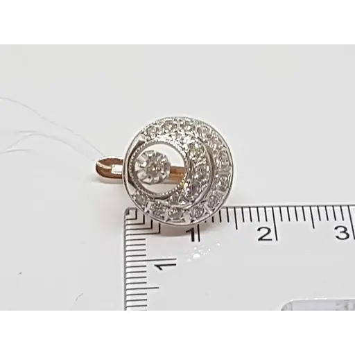 Золоті сережки Qvaliz з діамантами. 8В410228336/10 - фото 5