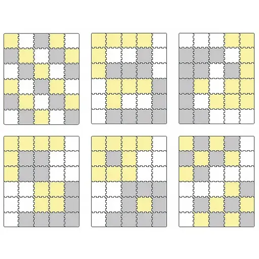 Коврик-пазл Kinderkraft Luno Yellow 30 елементів (KKMLUNOYEL0000) - фото 8