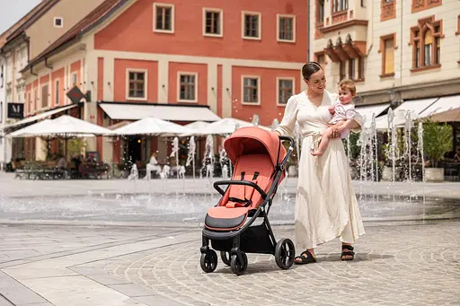 Коляска для ребенка прогулочная FreeON Dynamic, grey [CD] - фото 8